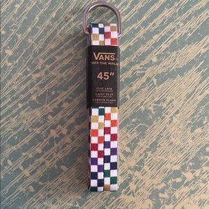 NWT Vans Flat Lace Shoelaces 45" Multicolor